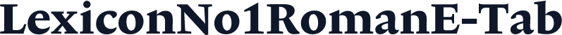 LexiconNo1RomanE-Tab