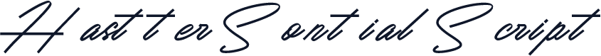 Hastter Sontial Script