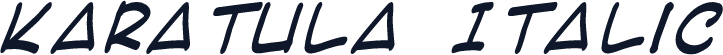 Karatula Italic