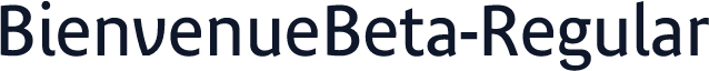 BienvenueBeta-Regular