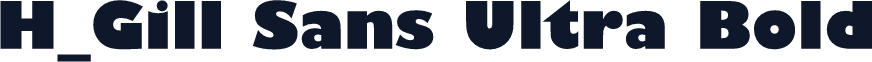 H_Gill Sans Ultra Bold