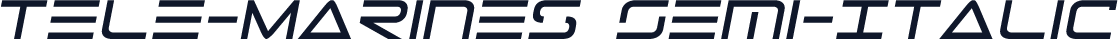 Tele-Marines Semi-Italic