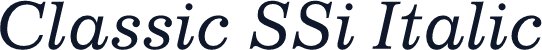 Classic SSi Italic
