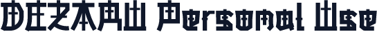 DEZARU Personal Use