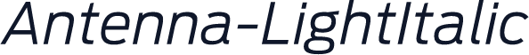 Antenna-LightItalic