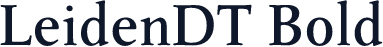 LeidenDT Bold