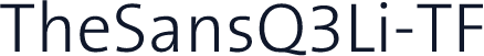 TheSansQ3Li-TF