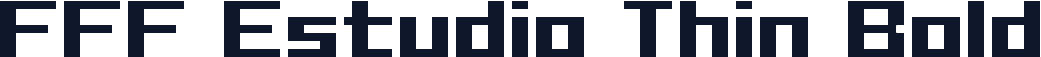FFF Estudio Thin Bold
