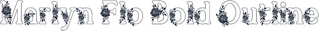 Marlyn Flo Bold Outline