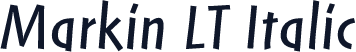 Markin LT Italic