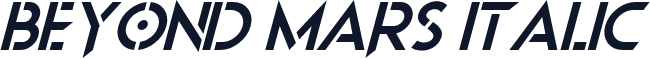 Beyond Mars Italic