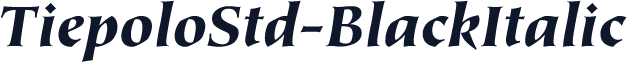 TiepoloStd-BlackItalic