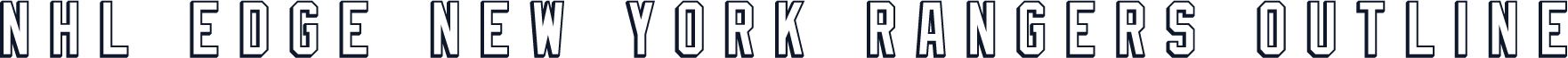 NHL Edge New York Rangers Outline