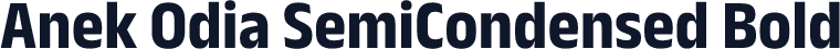 Anek Odia SemiCondensed Bold