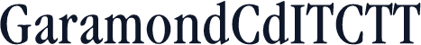 GaramondCdITCTT
