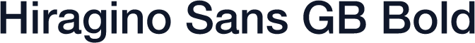 Hiragino Sans GB Bold