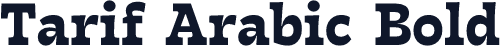 Tarif Arabic Bold
