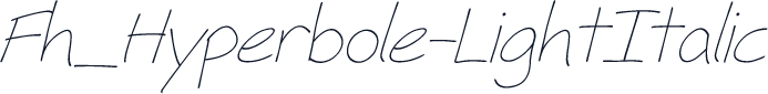 Fh_Hyperbole-LightItalic