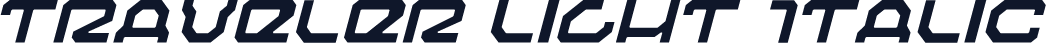 Traveler Light Italic
