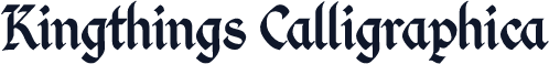 Kingthings Calligraphica