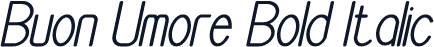 Buon Umore Bold Italic