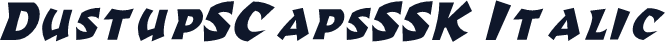 DustupSCapsSSK Italic