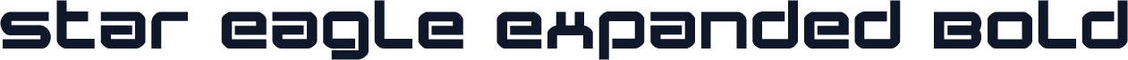 Star Eagle Expanded Bold