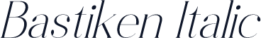 Bastiken Italic