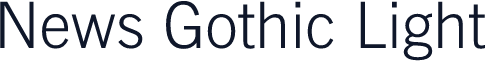 News Gothic Light