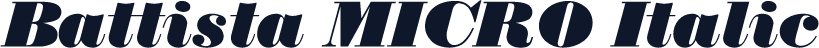 Battista MICRO Italic