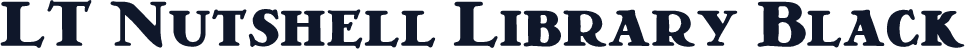 LT Nutshell Library Black