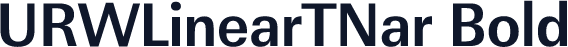 URWLinearTNar Bold
