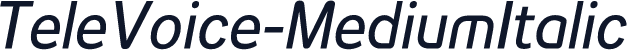 TeleVoice-MediumItalic