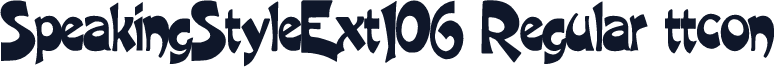 SpeakingStyleExt106 Regular ttcon