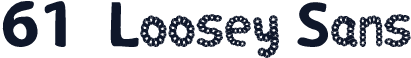 宋画61，Loosey Sans