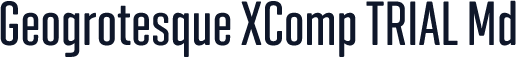 Geogrotesque XComp TRIAL Md