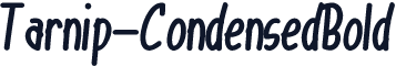 Tarnip-CondensedBold