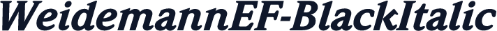 WeidemannEF-BlackItalic
