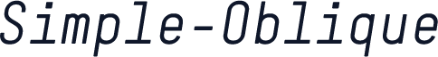 Simple-Oblique