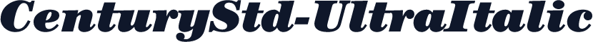 CenturyStd-UltraItalic