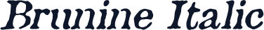 Brunine Italic