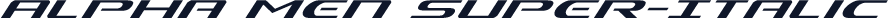 Alpha Men Super-Italic