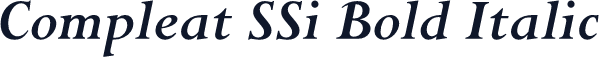 Compleat SSi Bold Italic
