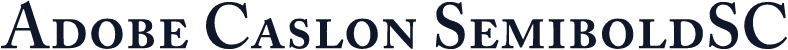 Adobe Caslon SemiboldSC