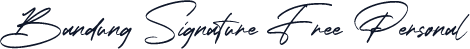 Bandung Signature Free Personal
