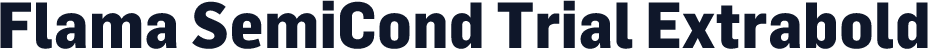 Flama SemiCond Trial Extrabold