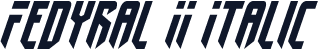 Fedyral II Italic