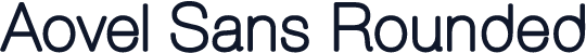 Aovel Sans Rounded