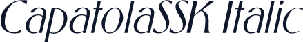 CapatolaSSK Italic