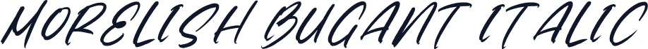 Morelish Bugant Italic